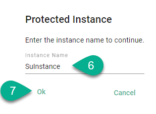 Confirm the Instance Start