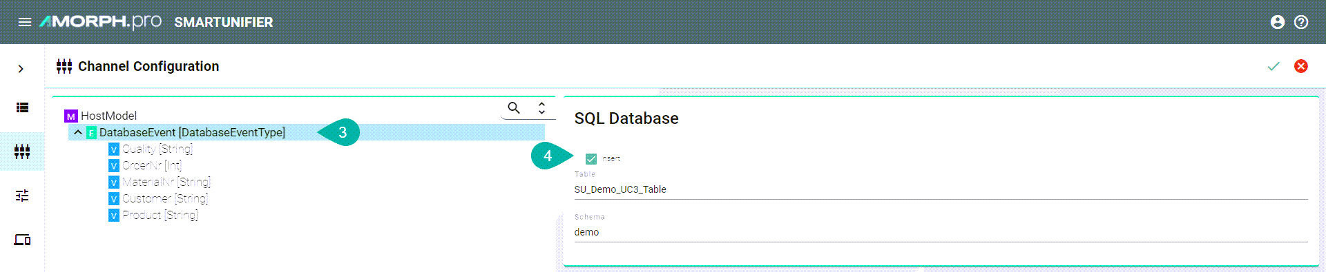 SQL Database Configuration Insert