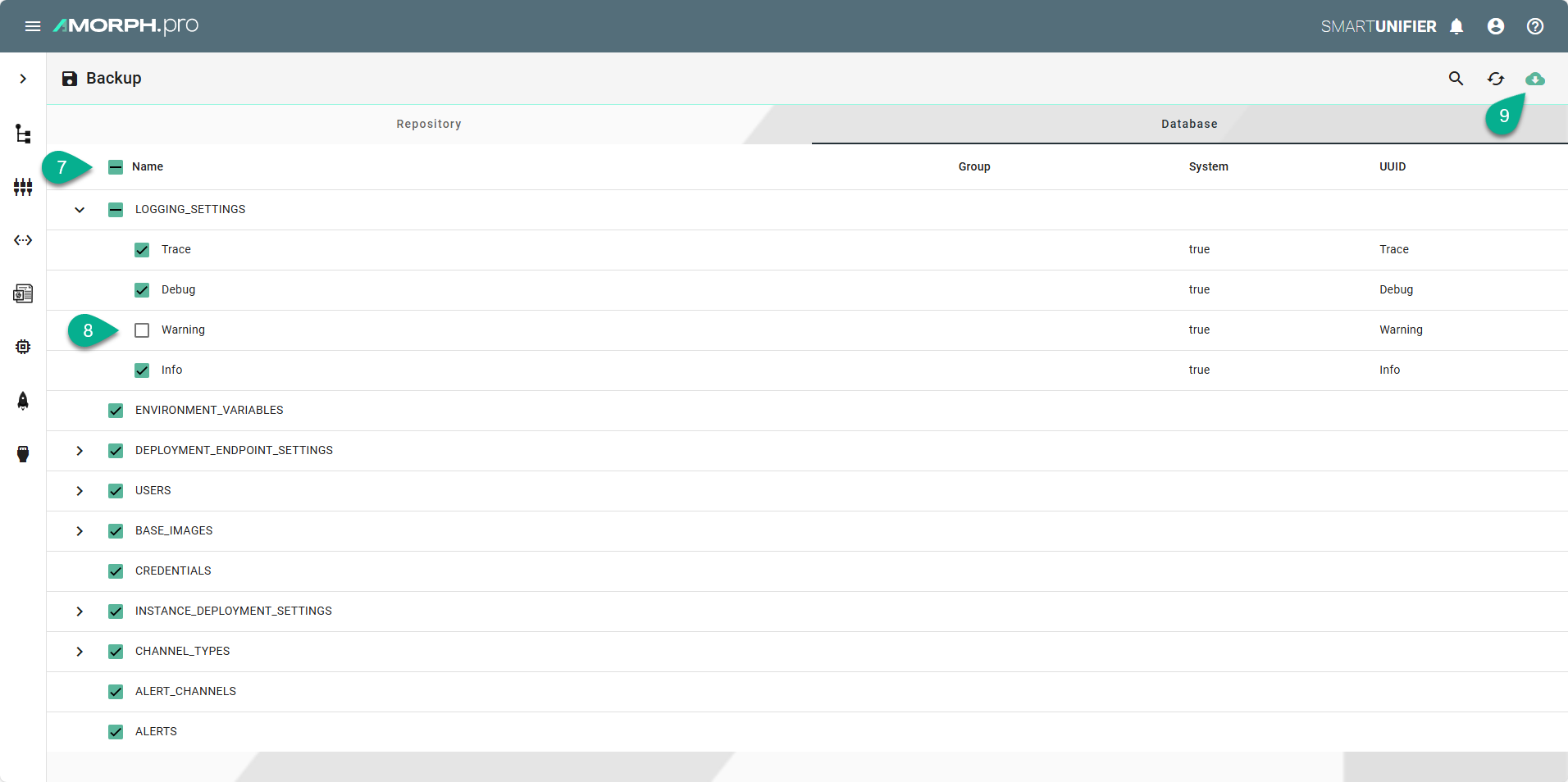 Backup Database