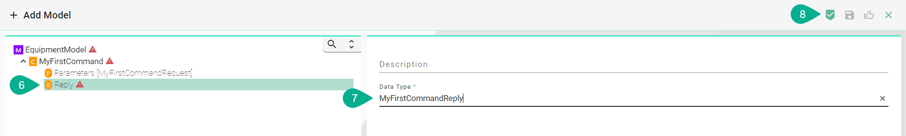 Information Model Command - Add Reply