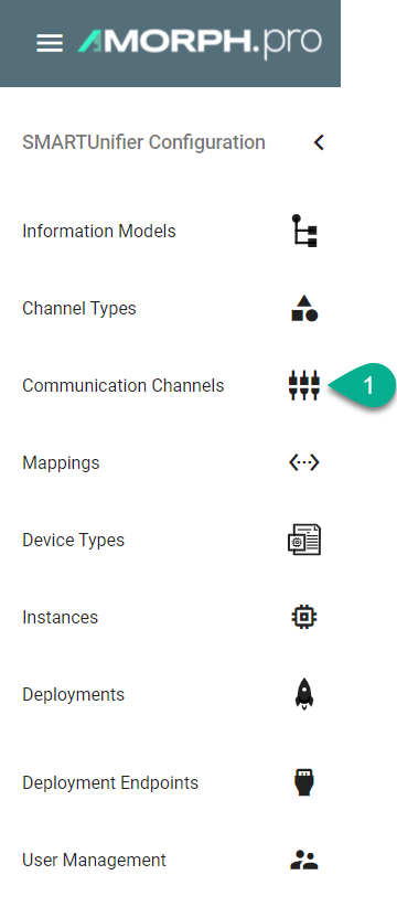 SideMenuCommunicationChannels