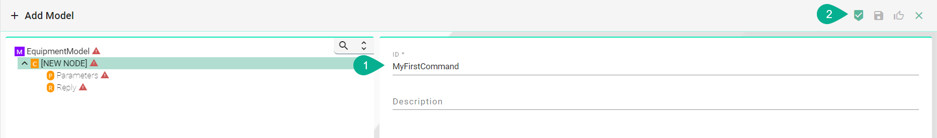 Information Model - Create Command