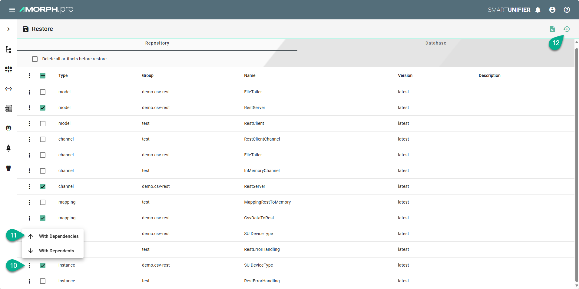 Restore Dependencies